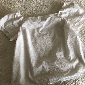 White off the shoulder top from Apt. 9